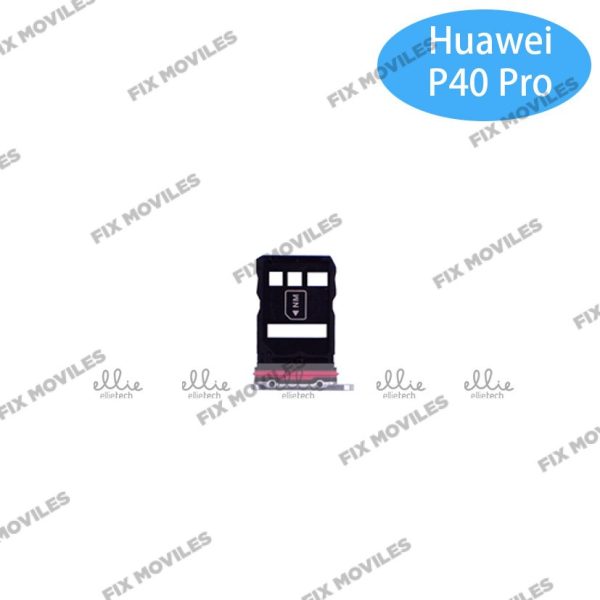 Bandeja de SIM para Huawei P40 Pro Plateada