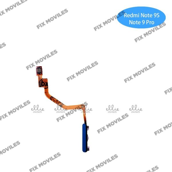 Cable Flex de Huella para Xiaomi Redmi Note 9S / Note 9 Pro Verde