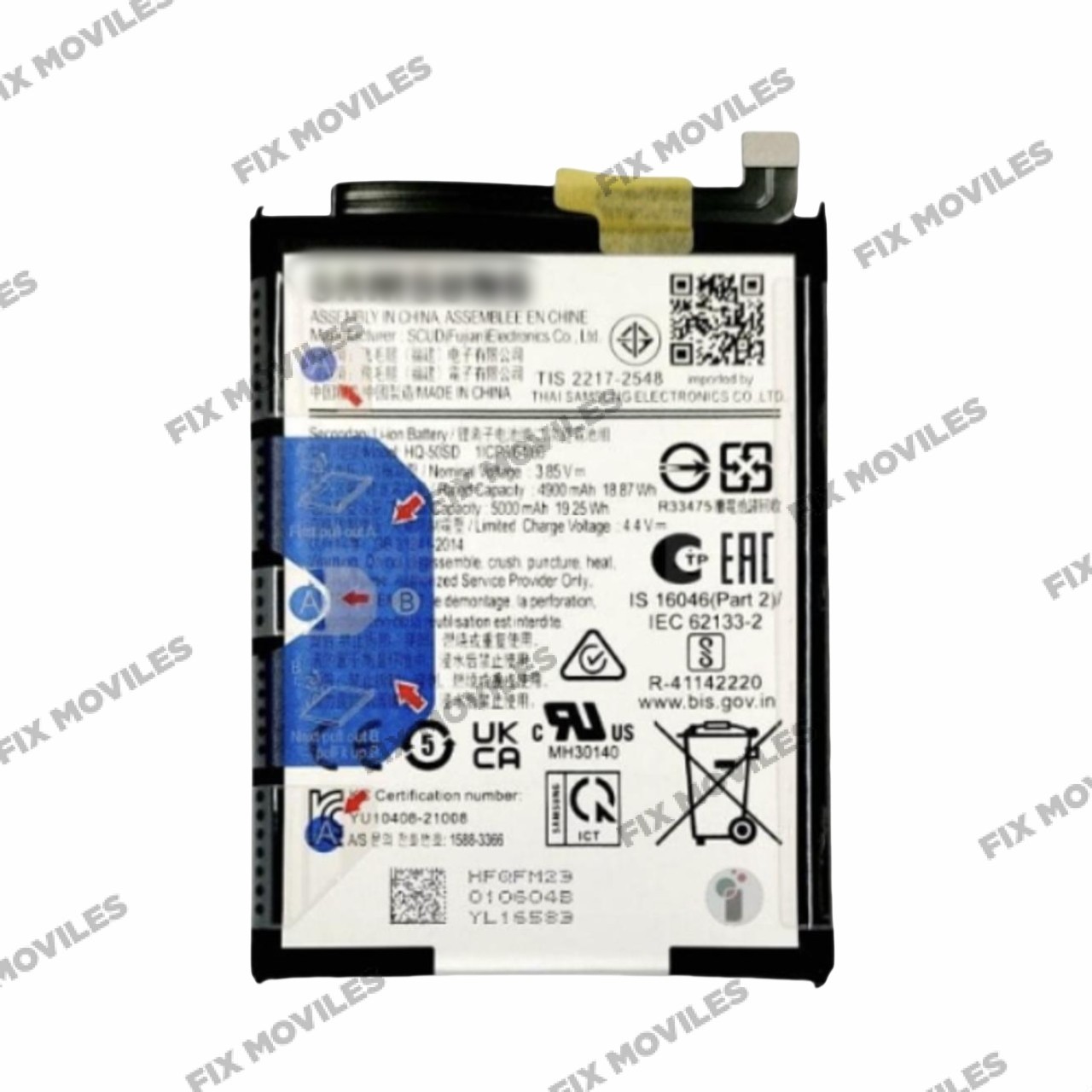Batería, Galaxy A14 4G; SAM-A145B GH81-23539A SERVICE PACK Batería, Galaxy A14 4G; SAM-A145B GH81-23539A SERVICE PACK - Image 1