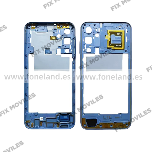 Carcasa intermedia para Samsung A15 4G A155F Azul