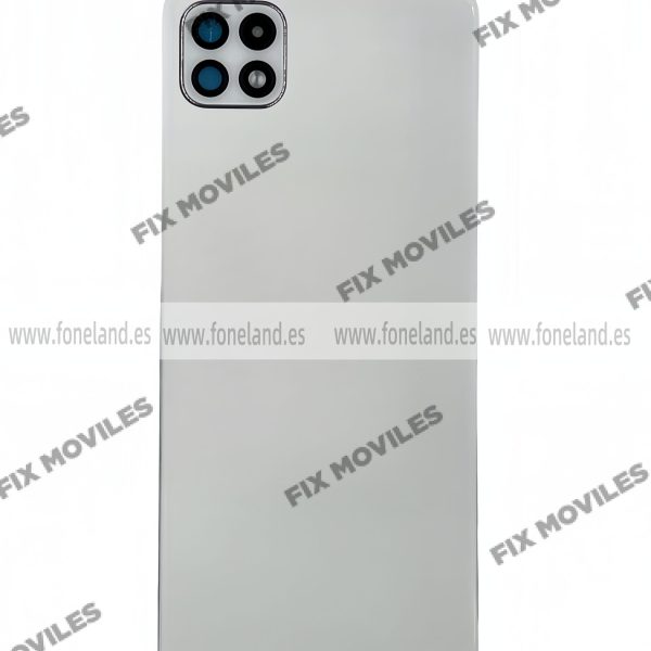 Tapa Trasera para Samsung A22 5G A226B Blanco Con Lente (SIN LOGO)