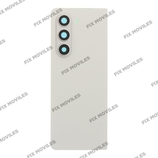 Cubierta de bateria Trasera Para SM ? Z Fold5 F946B Blanco con lente Tapa Calidad Premium