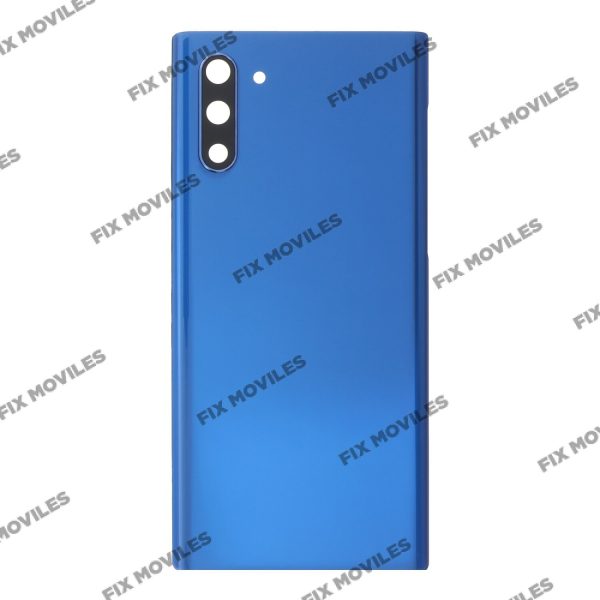 Cubierta de bateria Trasera SM ? SM-N970 GALAXY Note 10 Azul con lente Tapa Calidad Premium
