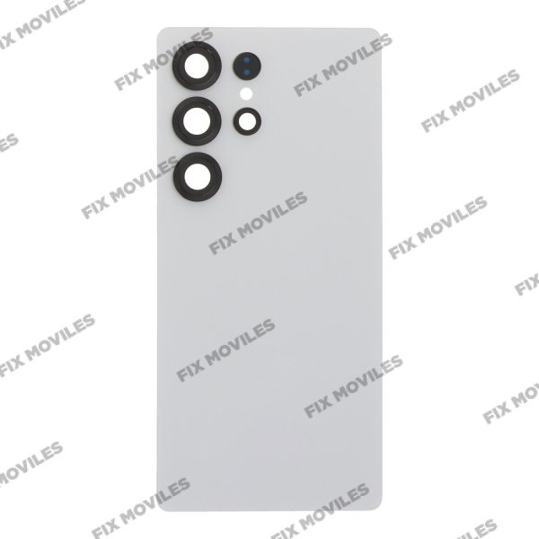 Cubierta de bateria Trasera para SM ? S25 Ultra 5G S938B Blanco con lente Tapa Calidad Premium