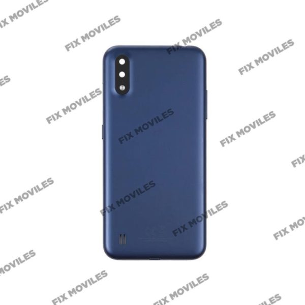 Tapa Trasera Samsung A01 A015F Azul con Lente