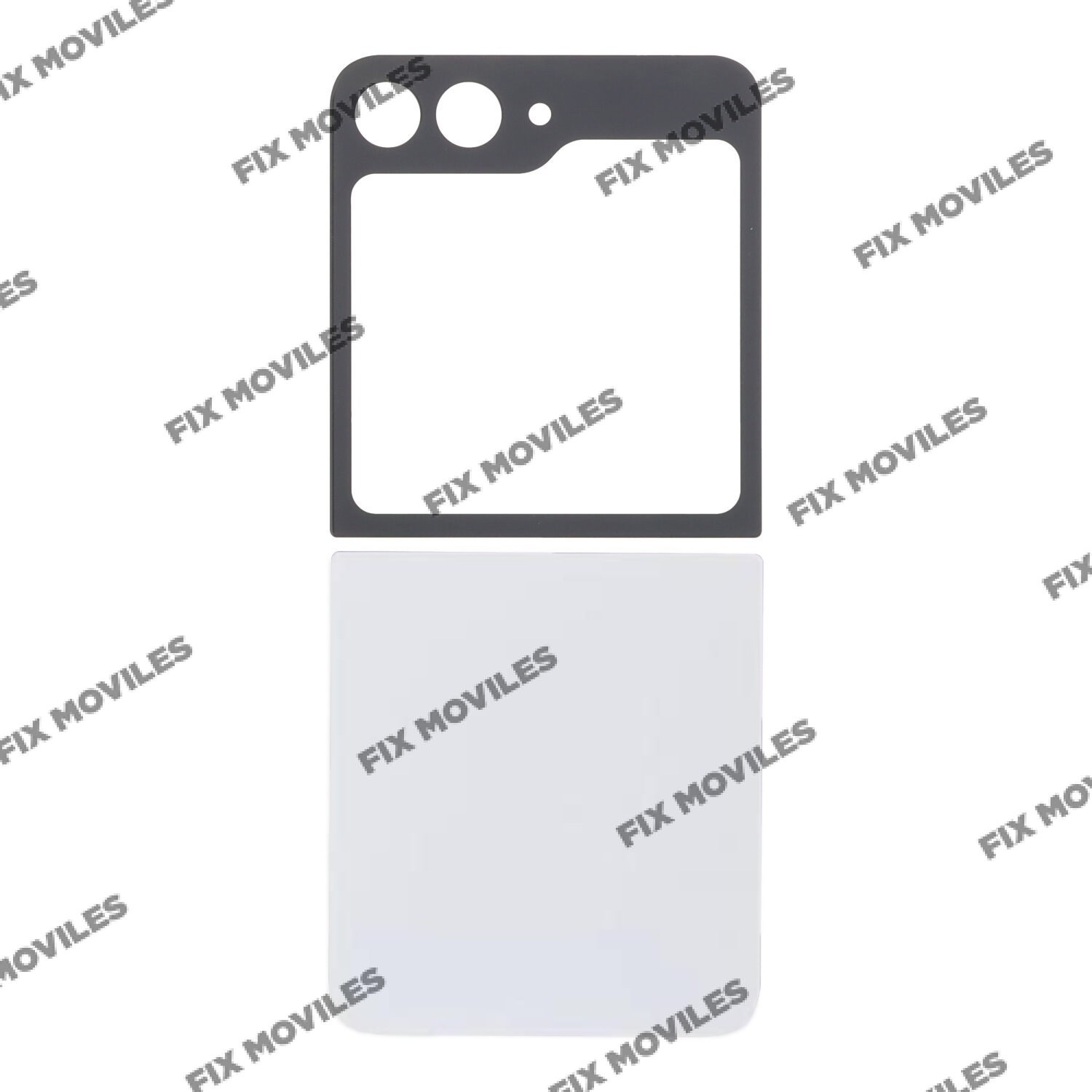 Tapa Trasera Samsung Z Flip 5 Blanco con Lente Tapa Trasera Samsung Z Flip 5 Blanco con Lente - Image 1