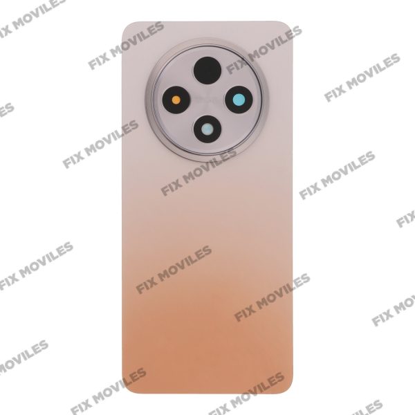 Tapa Trasera para OPPO Reno 12F Naranja con Lente EXCELLENT