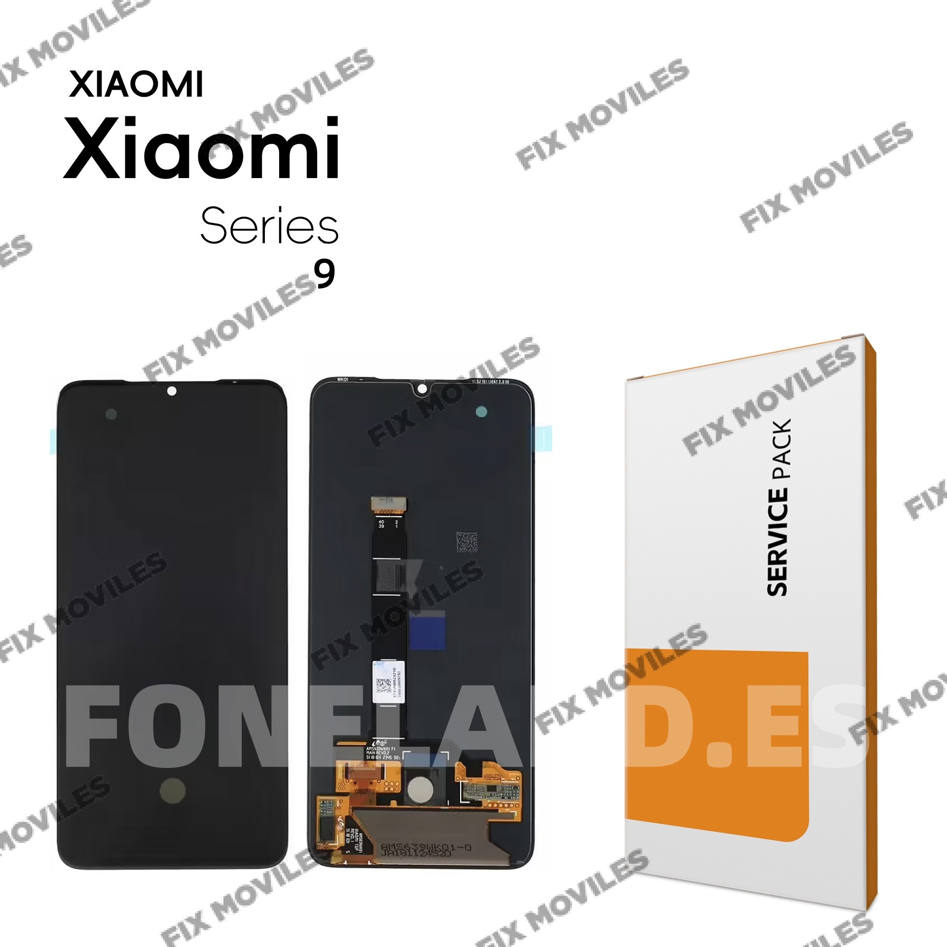Pantalla Xiaomi Mi 9 / 9X / 9 Pro Negra sin Marco Completa LCD+Tactil SERVICE PACK Pantalla Xiaomi Mi 9 / 9X / 9 Pro Negra sin Marco Completa LCD+Tactil SERVICE PACK - Image 1