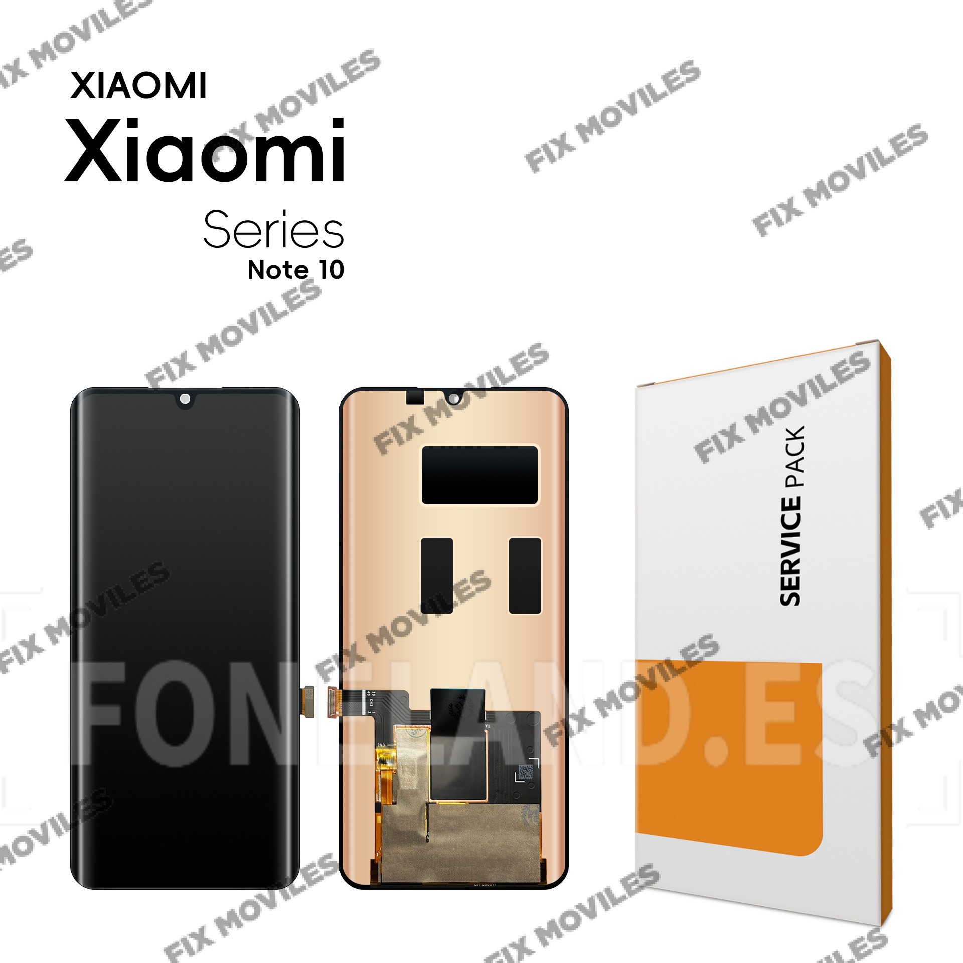 Pantalla Xiaomi Mi Note 10 / Note 10 Pro / Note 10 Lite / CC9 Pro 2019 Negra SIN MARCO Completa LCD+Tactil SERVICE PACK Pantalla Xiaomi Mi Note 10 / Note 10 Pro / Note 10 Lite / CC9 Pro 2019 Negra SIN MARCO Completa LCD+Tactil SERVICE PACK - Image 1