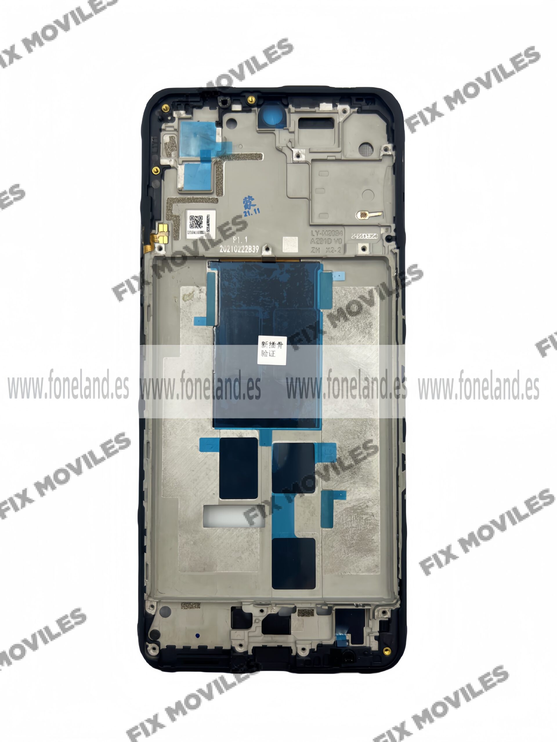 Carcasa Frontal(A) para Xiaomi Redmi Note 10 Pro 5G Negra Original Carcasa Frontal(A) para Xiaomi Redmi Note 10 Pro 5G Negra Original - Image 1
