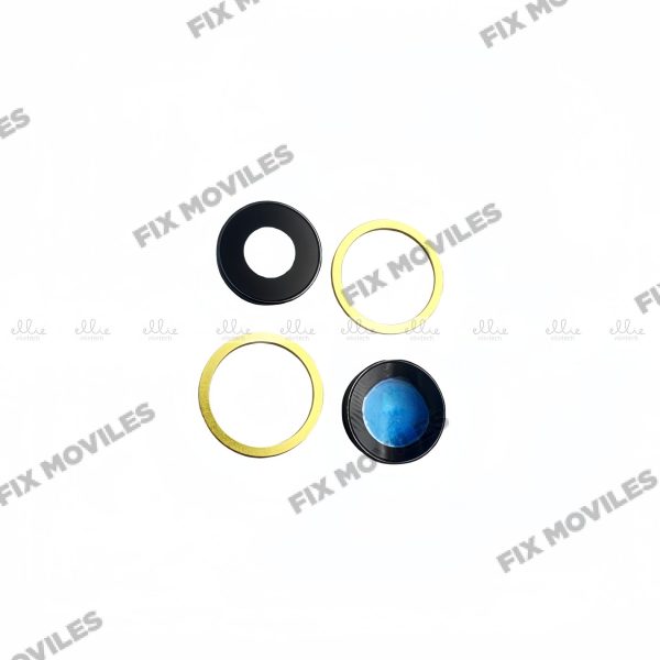 Lente Cristal Camara con Marco para iPhone 11 Amalillo camara