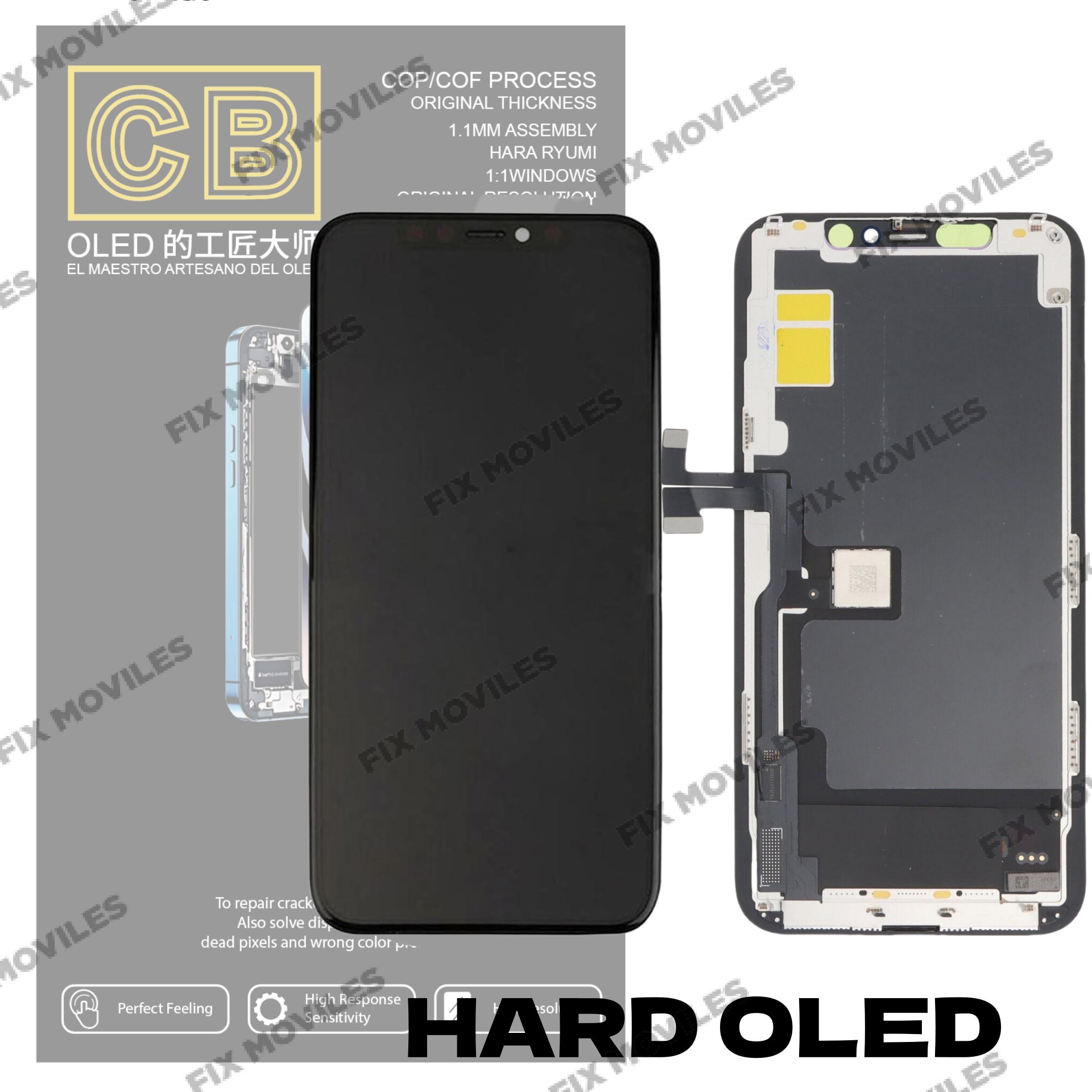 Pantalla “CB HARD OLED ” iPhone 11 Pro Control IC Reemplazable LCD+TACTIL Completo Pantalla “CB HARD OLED ” iPhone 11 Pro Control IC Reemplazable LCD+TACTIL Completo - Image 1