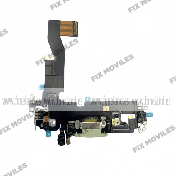 Cable Flex de Carga para iPhone 12 / 12 Pro Verde Desmontaje