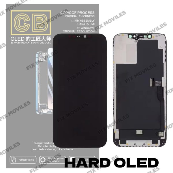 Pantalla “CB HARD OLED ” iPhone 12 Pro Max control IC Reemplazable LCD+TACTIL Completo