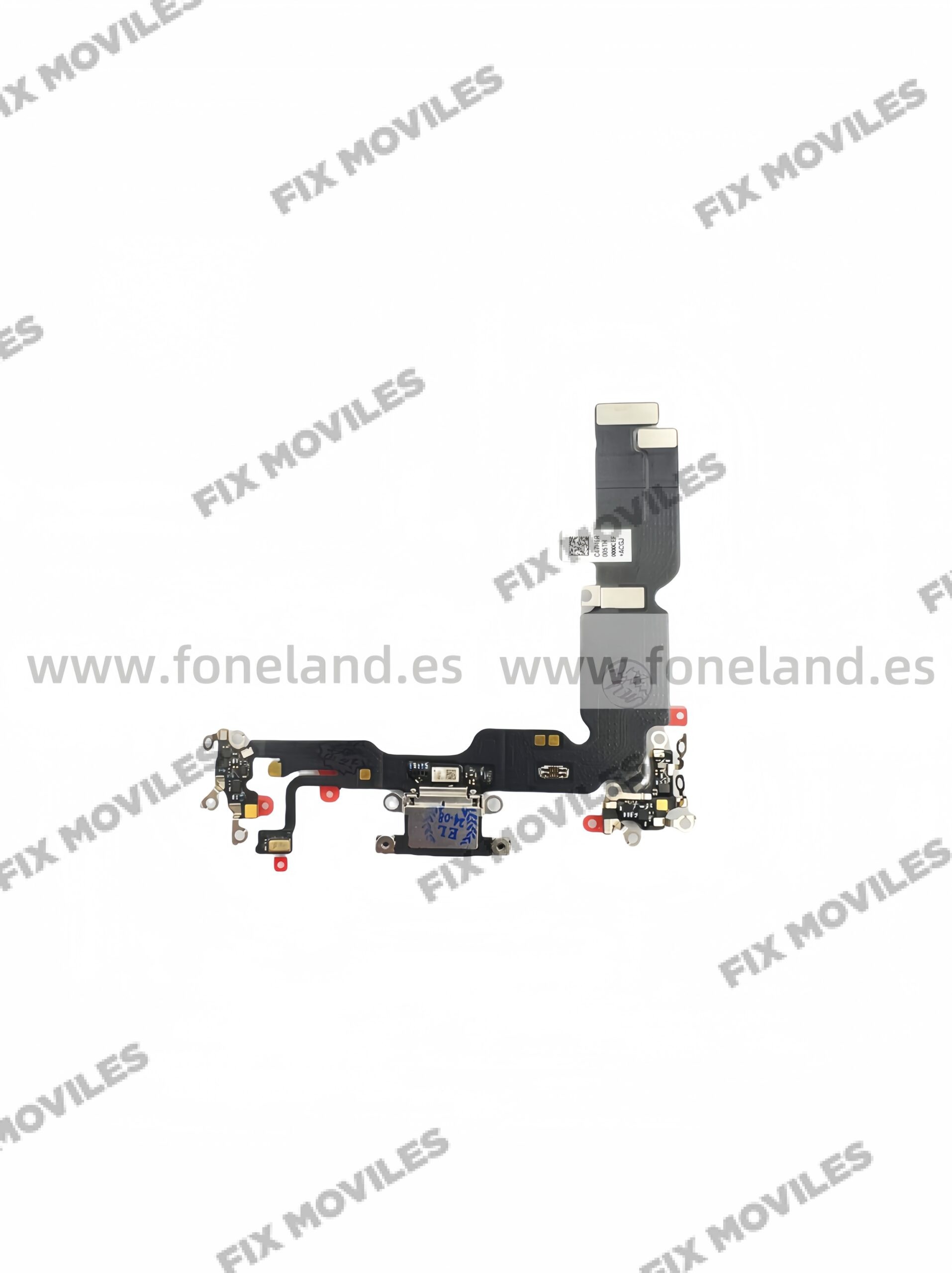 Flex de Carga para iPhone 15 Plus Negro Desmontaje Flex de Carga para iPhone 15 Plus Negro Desmontaje - Image 1