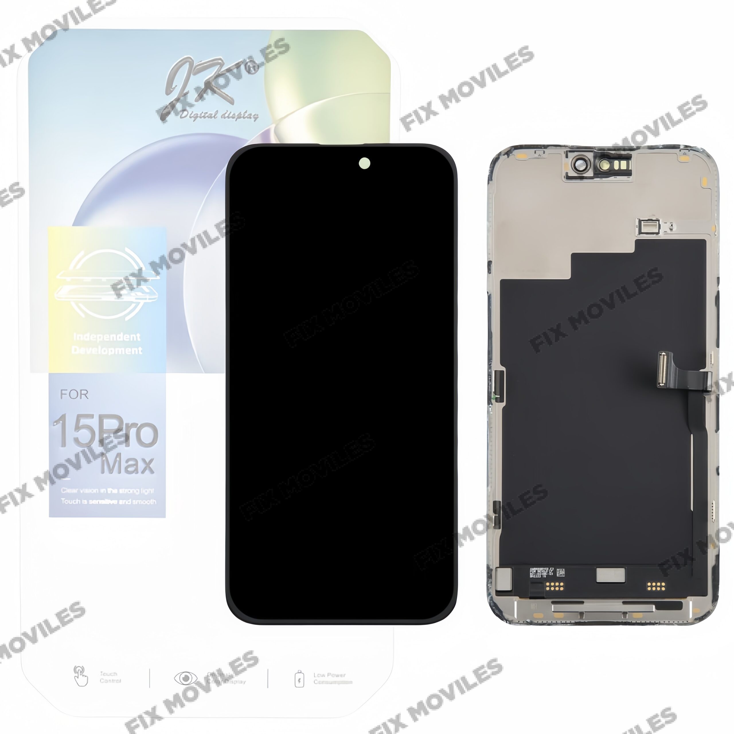 Pantalla “JK INCELL FHD” iPhone 15 Pro Max LCD+Tactil Completo Pantalla “JK INCELL FHD” iPhone 15 Pro Max LCD+Tactil Completo - Image 1