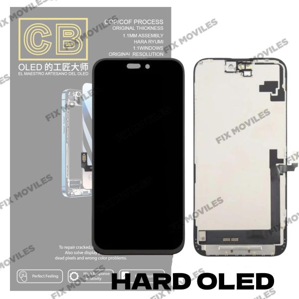 Pantalla “CB HARD OLED ” iPhone 16 Plus control IC Reemplazable LCD+TACTIL Completo